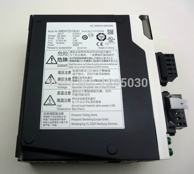 220 V 400 W полностью закрытый Серводвигатель MHMJ042G1U + MBDKT2510CA1 с английским