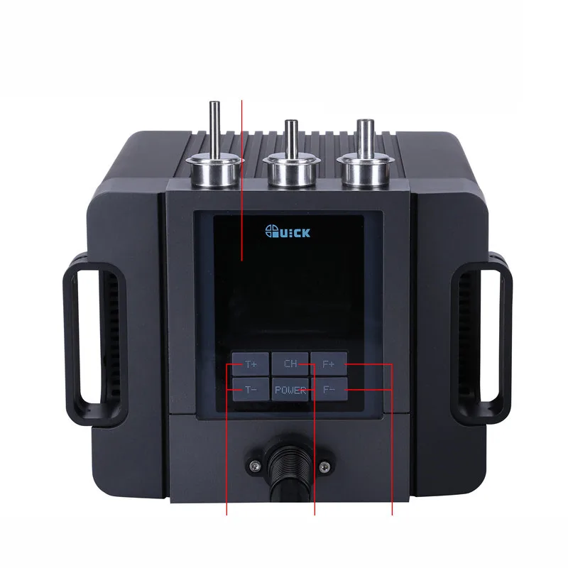 QUICK TR1300A TR1100 Интеллектуальная паяльная станция горячего воздуха для ремонта