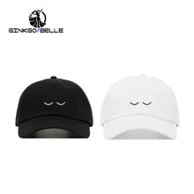 2 шт./компл. ресницы Бейсбол шляпа вышитые папа Кепки спальный закрытыми глазами бюстгальтер настраиваемые шляпа Лучшие Друзья Дружба Для женщин