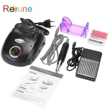 REBUNE 30000 об./мин. Электрический маникюрный набор полировальные инструменты для ногтей двойной 110 В/220 В дизайн файла Биты маникюрный набор Инструменты