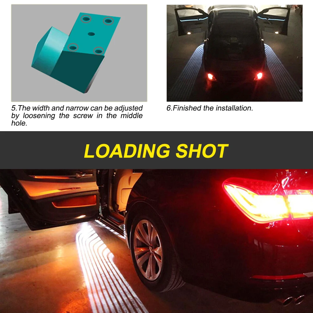 Angel Wings light Car Welcome Light Shadow Light Projector Car LED Door Warning Light Lamp for Kia Lada BMW Renault Audi Angel Wings light Car Welcome Light Shadow Light Projector Car LED Door Warning Light Lamp for Kia Lada BMW Renault Audi