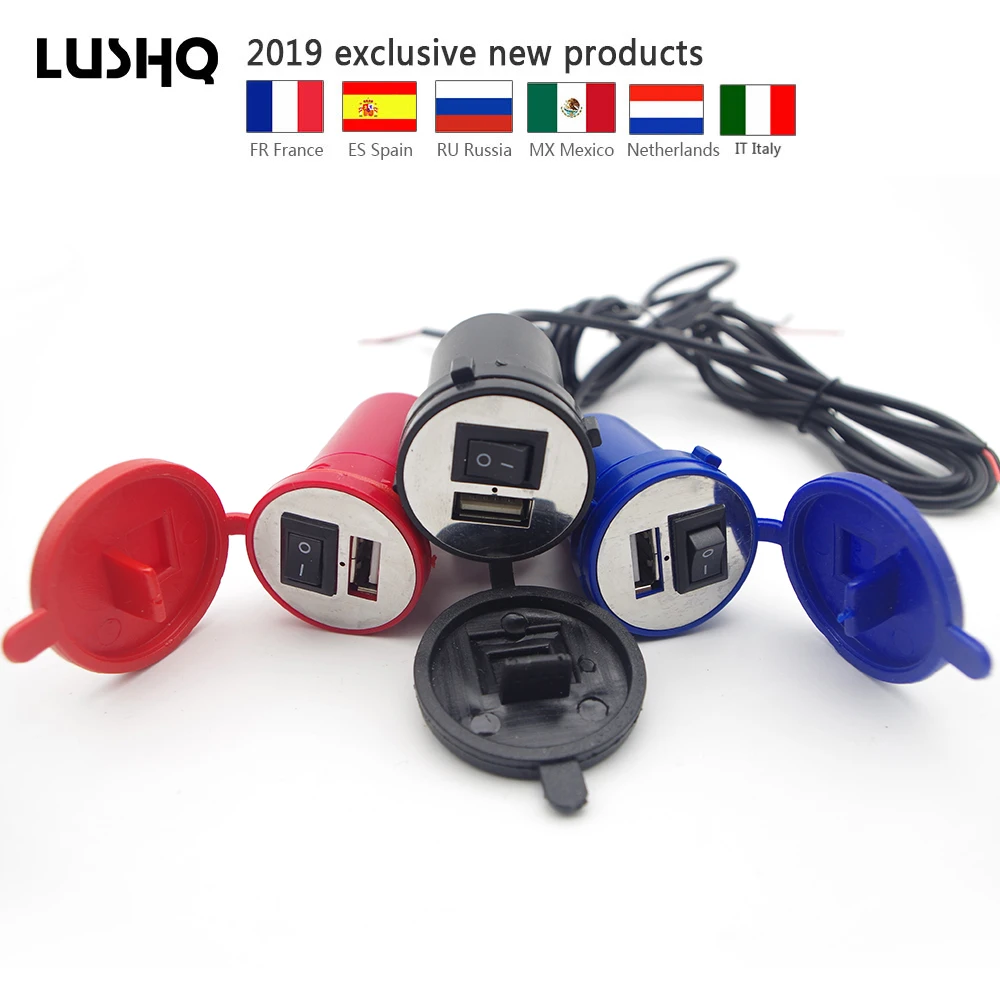 Usb зарядное устройство для мотоцикла usb порт телефона honda vtx 1300 kawasaki z750 yamaha tdm 850 suzuki