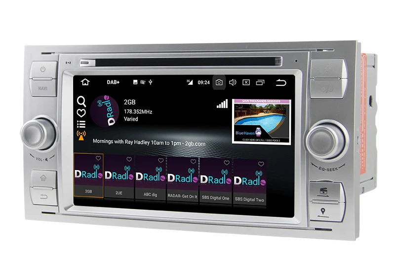 2 Din Car Multimedia Player Android 8.0 GPS Autoradio For Ford Transit 2004 to 2008 7 Inch HD Screen 4GB RAM Car DVD Player (3)