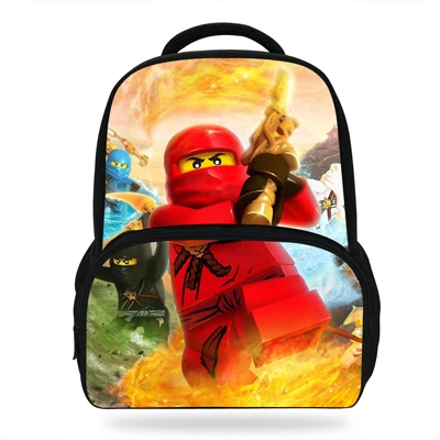 14 дюймов популярный детский мультяшный Ninjago рюкзак для девочек школьная сумка для мальчиков кунг-фу сумка для детей книжные сумки для подростков