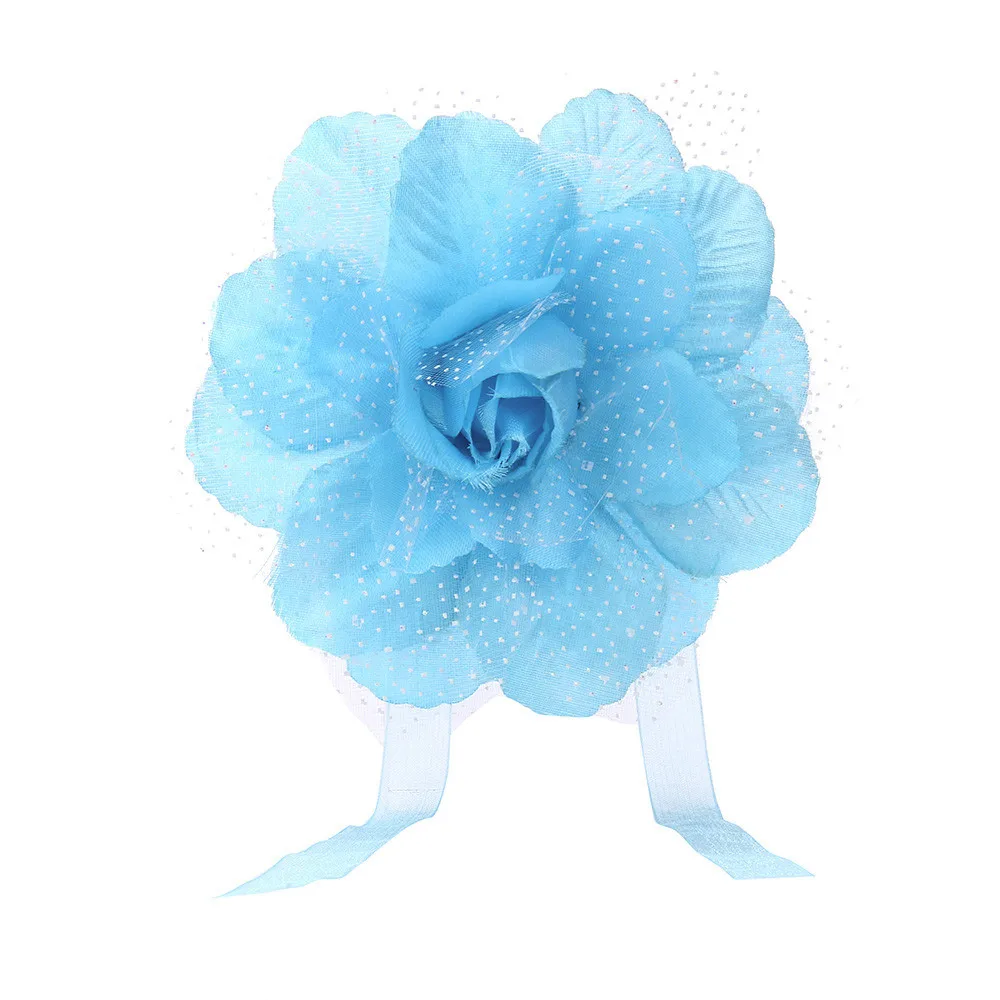 1 шт. лучший Пион цветок занавеска клип-на галстуке спинки холдбэк Tieback держатель панели окна занавески s магнитная пряжка Держатель занавеска ткань - Цвет: Blue