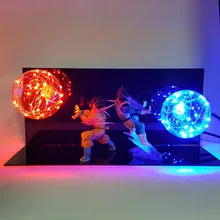 Dragon Ball Vegeta Goku Kamehameha лампа светодиодный светильник ing Dragon Ball Z светодиодный Ночной светильник Настольная лампа для спальни Рождественский подарок