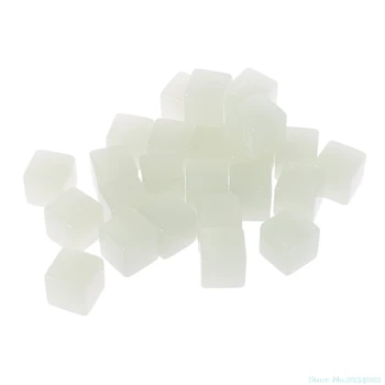 

New 25Pcs/set Luminous Cube Dices Blank Dice For Dungeons & Dragons RPG MTG Board Game Hot Sale Drop Ship