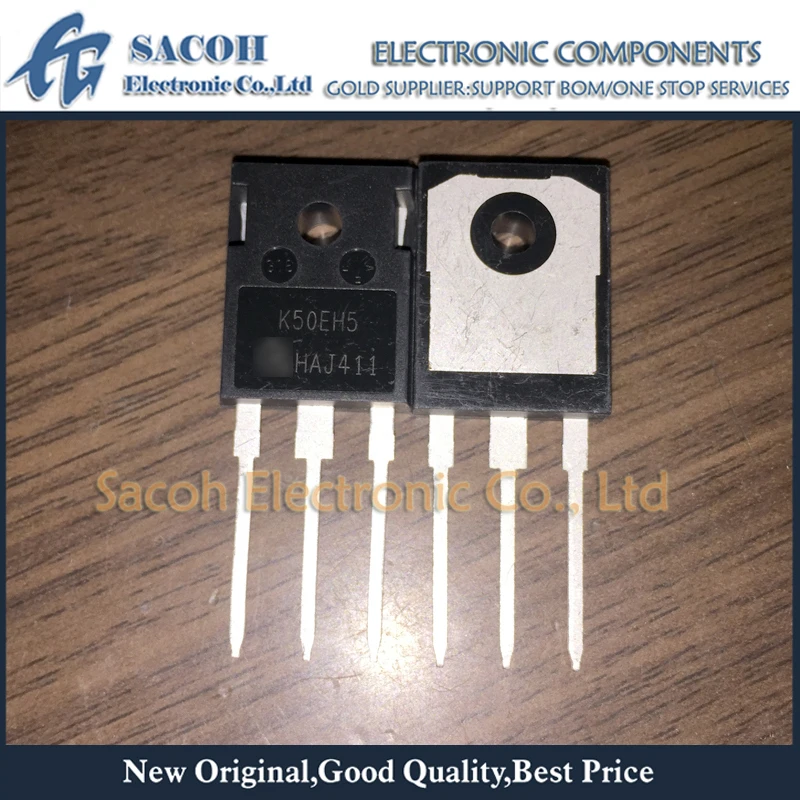 Refurbished original 10Pcs/Lot IKW50N65H5 K50EH5 OR K50EEH5 OR K50H655 IKW50N65F5 K50F655 50N65 TO-247 50A 650V IGBT