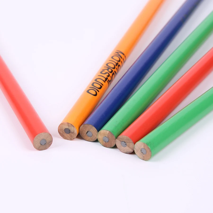 Доступна индивидуальная печать деревянные карандаши 10 шт./лот твердо-мягкие карандаши для детей на каждый день записи круглый карандаш школьные канцелярские принадлежности