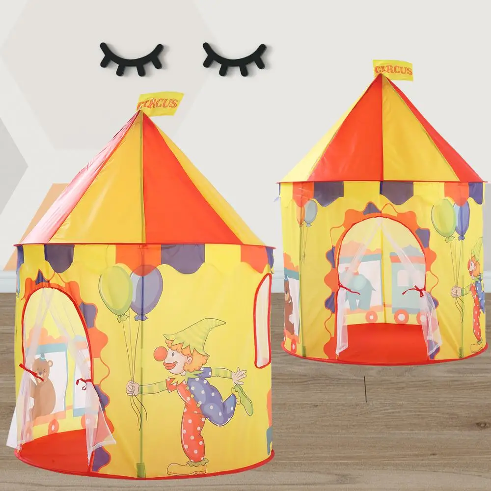 135CM Princess Castle Play Tent Ball Toys Pool Tent Boys Girls Portable Indoor Outdoor Baby Play Tents House Hut For Kids Toys 5