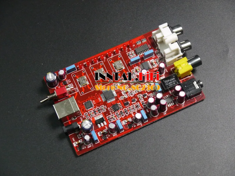 Hifi XMOS+ PCM5102+ TDA1308 USB коаксиальный DAC звуковая карта 32 бит 384K выход для наушников