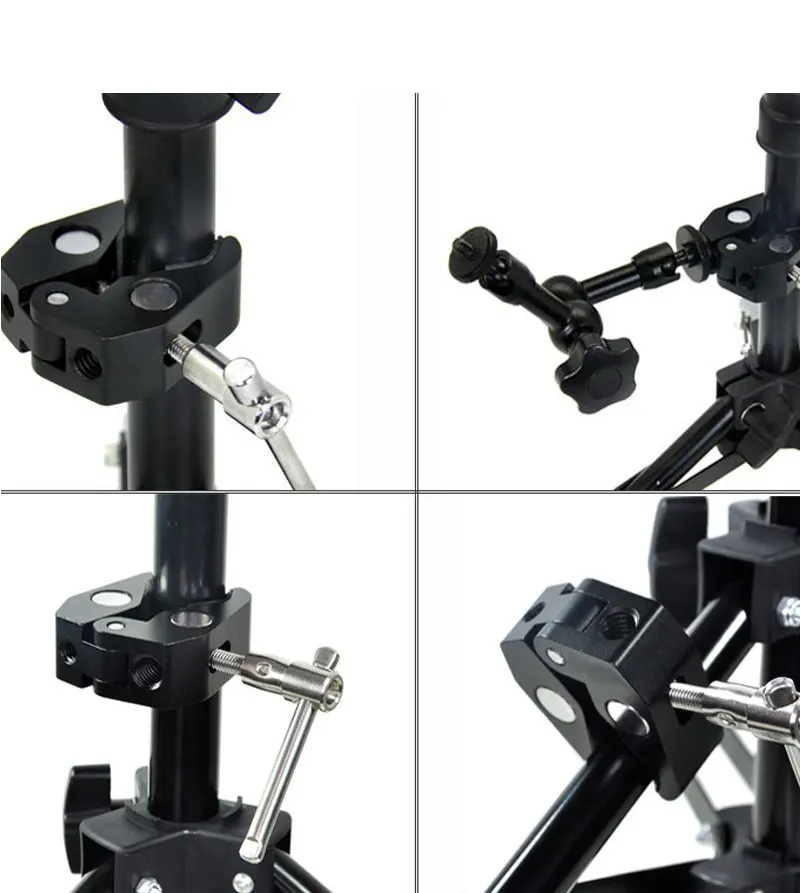 Multifunctional Crab Claw Clamp Tongs Pliers Clip Bracket For Camera Tripod Monopod For Studio Flash Light Stand Tripod Parts (5)