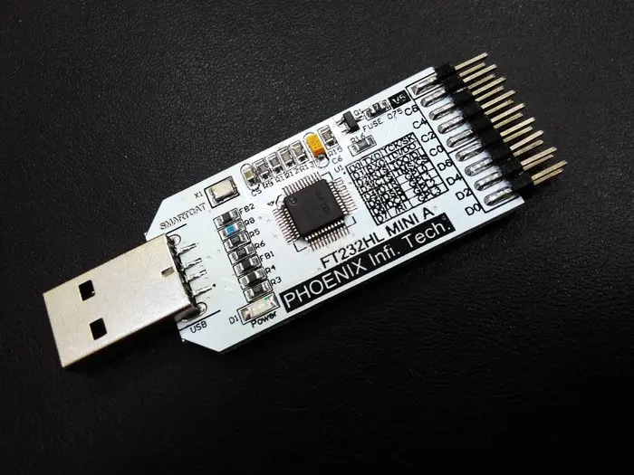 USB ft232hl, высокоскоростной последовательный порт, I2C, SPI, FIFO, JTAG совместимый, um232h-b модуль