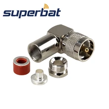 Superbat UHF PL-259 штекер зажим штекер правый угол RF разъем для 50-5 кабель