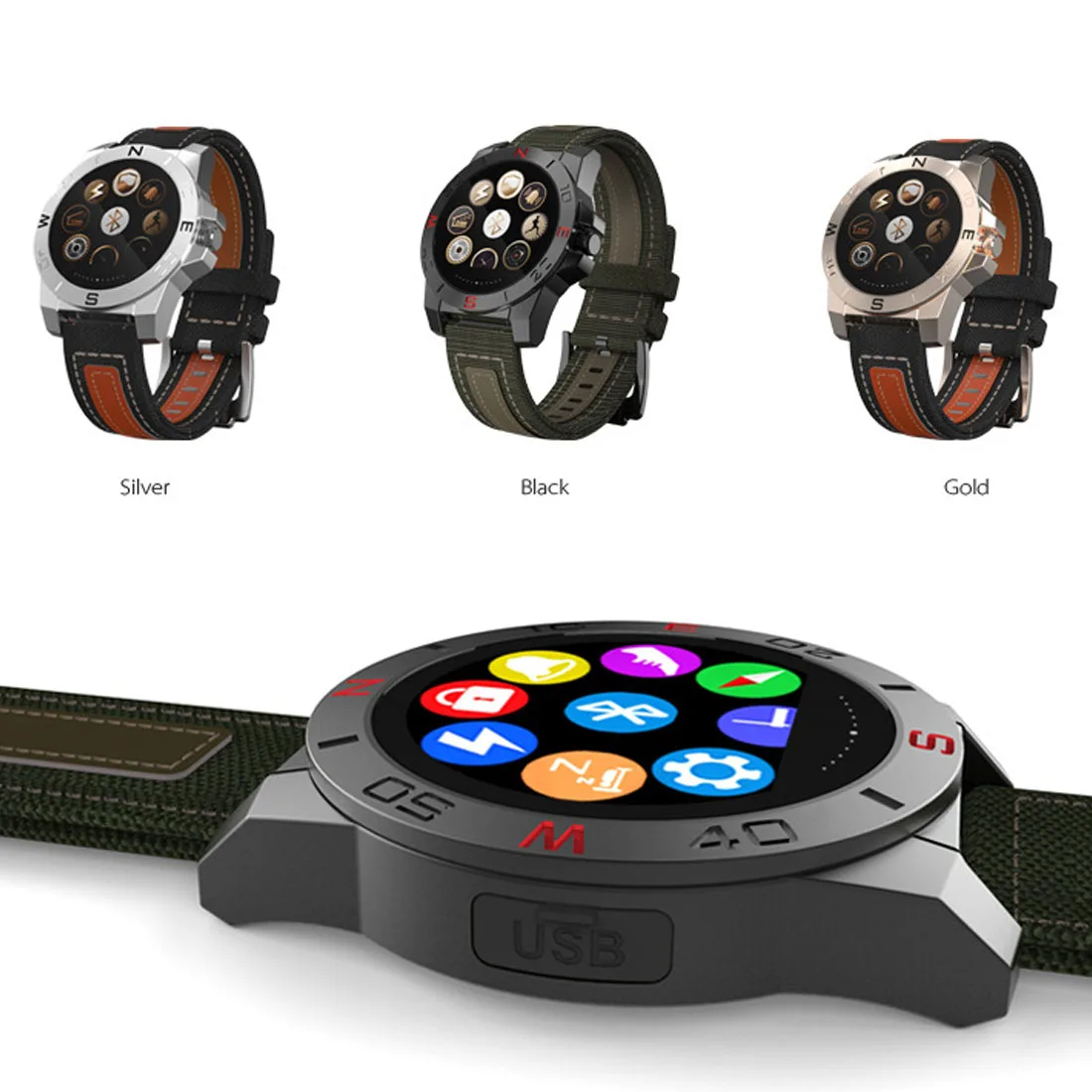 N10B 3G WIFI GPS bluetooth smart watch Android 5.1 MTK6580 CPU 1.39 inch 2.0MP camera smartwatch for iphone huawei phone watch