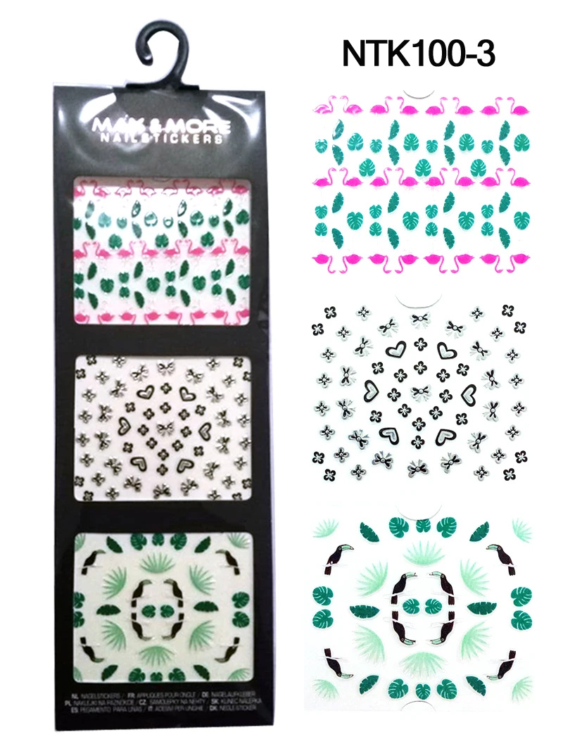 Aliexpress Com Buy 3d Nail Art Decals Diy Nail Stickers Pink