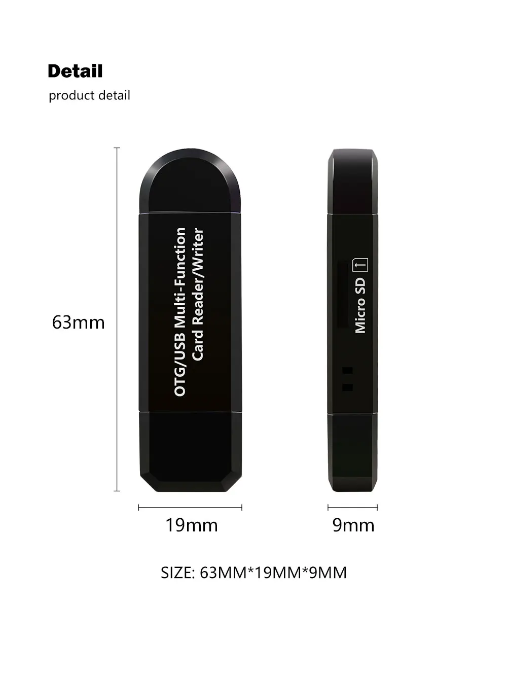 RSExplorer OTG кардридер адаптер высокоскоростной флеш-диск USB 2,0 универсальный OTG TF/SD кард-ридер для Android телефона компьютера