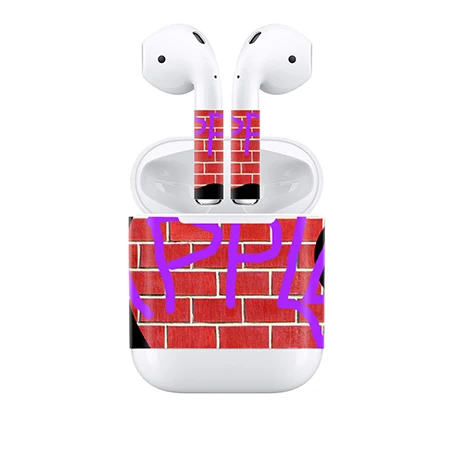 Наклейка кожи для AirPods кожи стикер цена