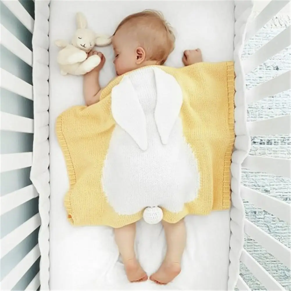 Newborn Baby Infant Kids Rabbit Blanket Bedding Towel Cover Throw