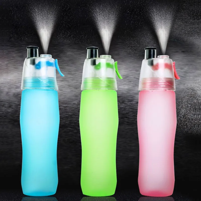 Creative Button Mist Spray Bottle 740ML Portable Atomizing Professional Sports Leakproof Dual use D40 Water | Дом и сад