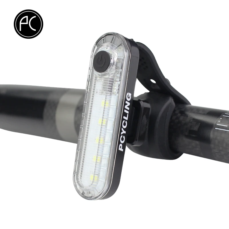 

PCycling Bicycle Light COB LED Front Light Taillight Waterproof 4 Modes MTB Road Bike Safety Warning Light USB Charge Light