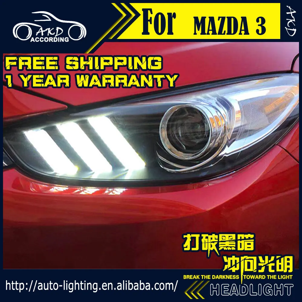 Akd Car Styling Head Lamp For Mazda 3 Axela Led Headlight 2017 2018 Akd Car Styling Head Lamp For Mazda 3 Axela Led Headlight 2017 2018 New Mazda3 Drl D2h Hid Option Angel Eye Bi Xenon Beam