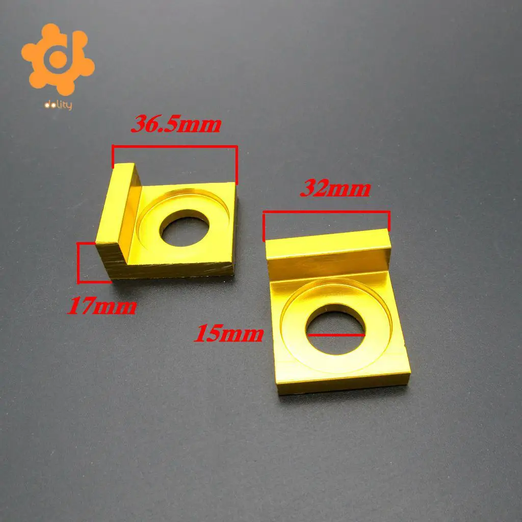 Chain Tensioner Adjuster 15mm L Block for  110cc 125cc PIT Quad Trail Wheel Dirt Pit Bike ATV