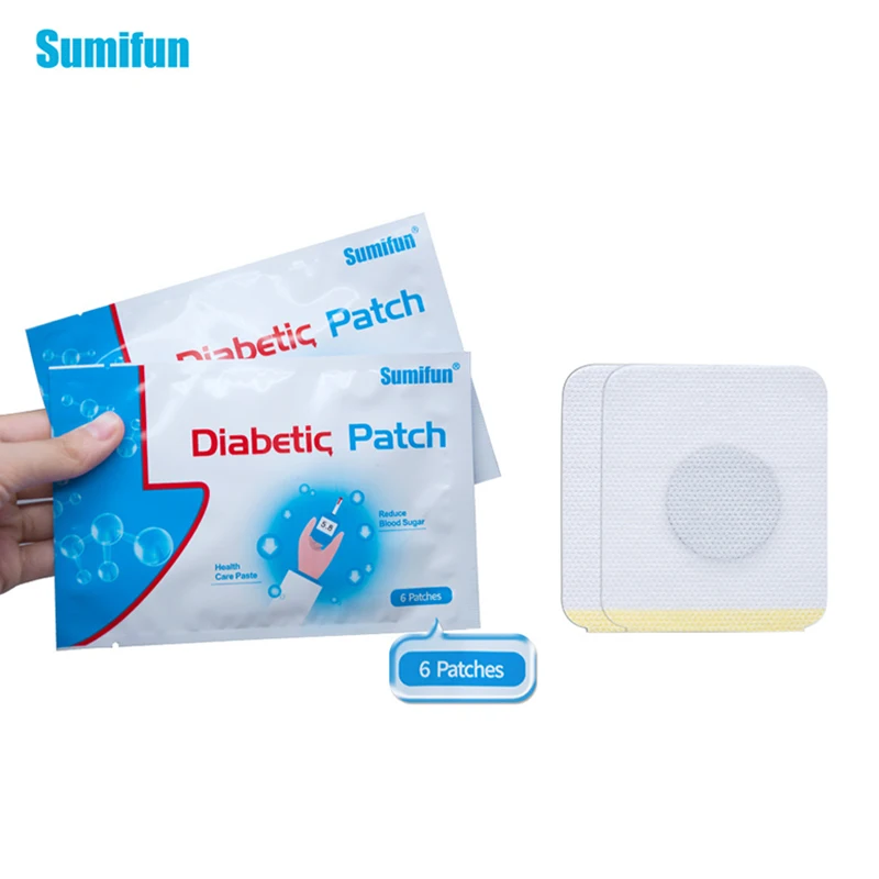 

Hot 6 Pcs Diabetic Patch Stabilize Blood Sugar Balance Glucose Natural Herbs Plaster Dropshipping