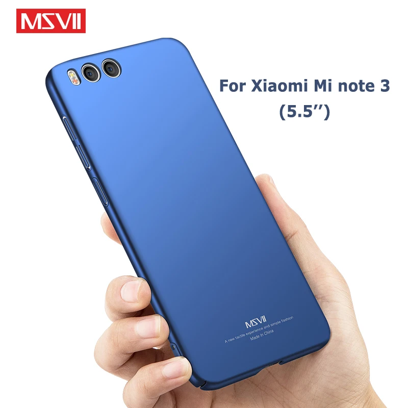 Xiaomi mi Note 3 Чехол Msvii тонкий кожаный чехол Матовые чехлы для Xiaomi Note 3 чехол Xio mi Note3(сделай сам) чехол для Xiaomi mi Note3 чехол s 5,5"