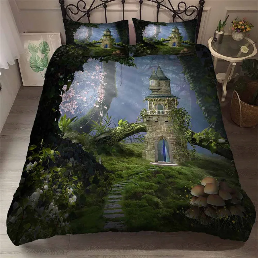 Bedding Set 3d Printed Duvet Cover Bed Set Sea Fantasy Fairy