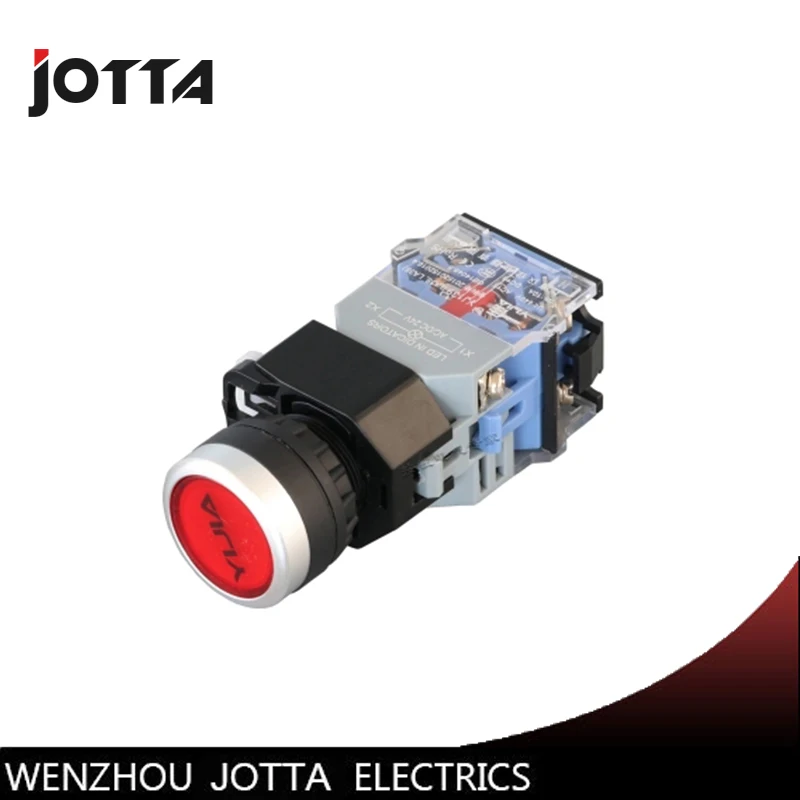 

LA38-11DNZS illuminated maintainted push button switch