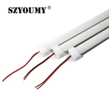 SZYOUMY 50 см с фабрики 50 см DC 12 В 36 SMD 5630 Светодиодный Жесткий светодиодные полосы бар свет с U алюминиевый корпус молочный/прозрачный ПК