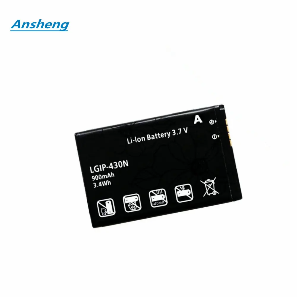 고품질 900mAh LGIP 430N LG T310 T320 TB260 T300 GS290 TB200 GW300 LX290