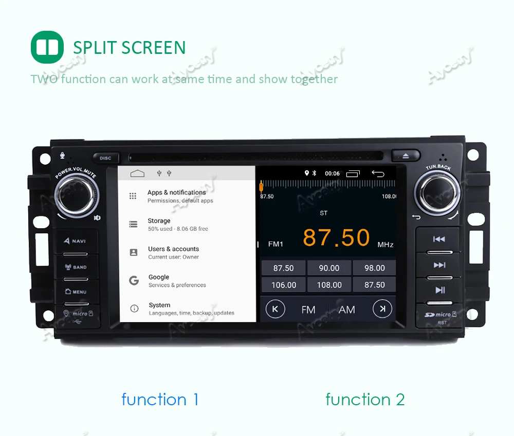 Sale Android 9 Car Multimedia DVD Player Radio For Chrysler 300C jeep Compass/Dodge/Grand Cherokee GPS Navigation stereo FM obd2 DSP 2