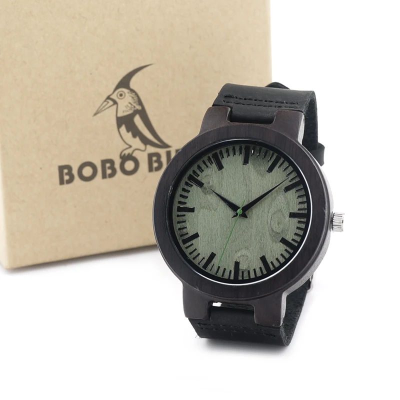 ФОТО BOBO BIRD C25 Luxury Brand Designer for Anniversary Edition Wooden Watches Real Leather Quartz Watch for Men Hot Selling Relogio
