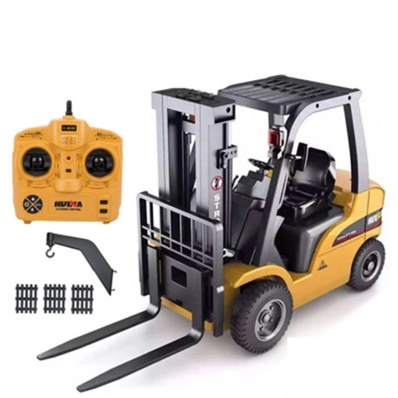 New Forklift Alloy Metal Plastic 1:10 2.4G 8CH M-Power Remote Control RC Monster Car Vehical Multi-Players Toy RC Tractor Trucks 2