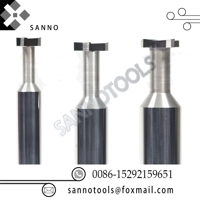 T Slot tungsten steel end mill high quality grooving Milling Cutter CNC