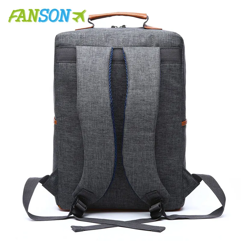 Винтажный холщовый рюкзак FANSON для мужчин и женщин школьные ранцы мальчиков