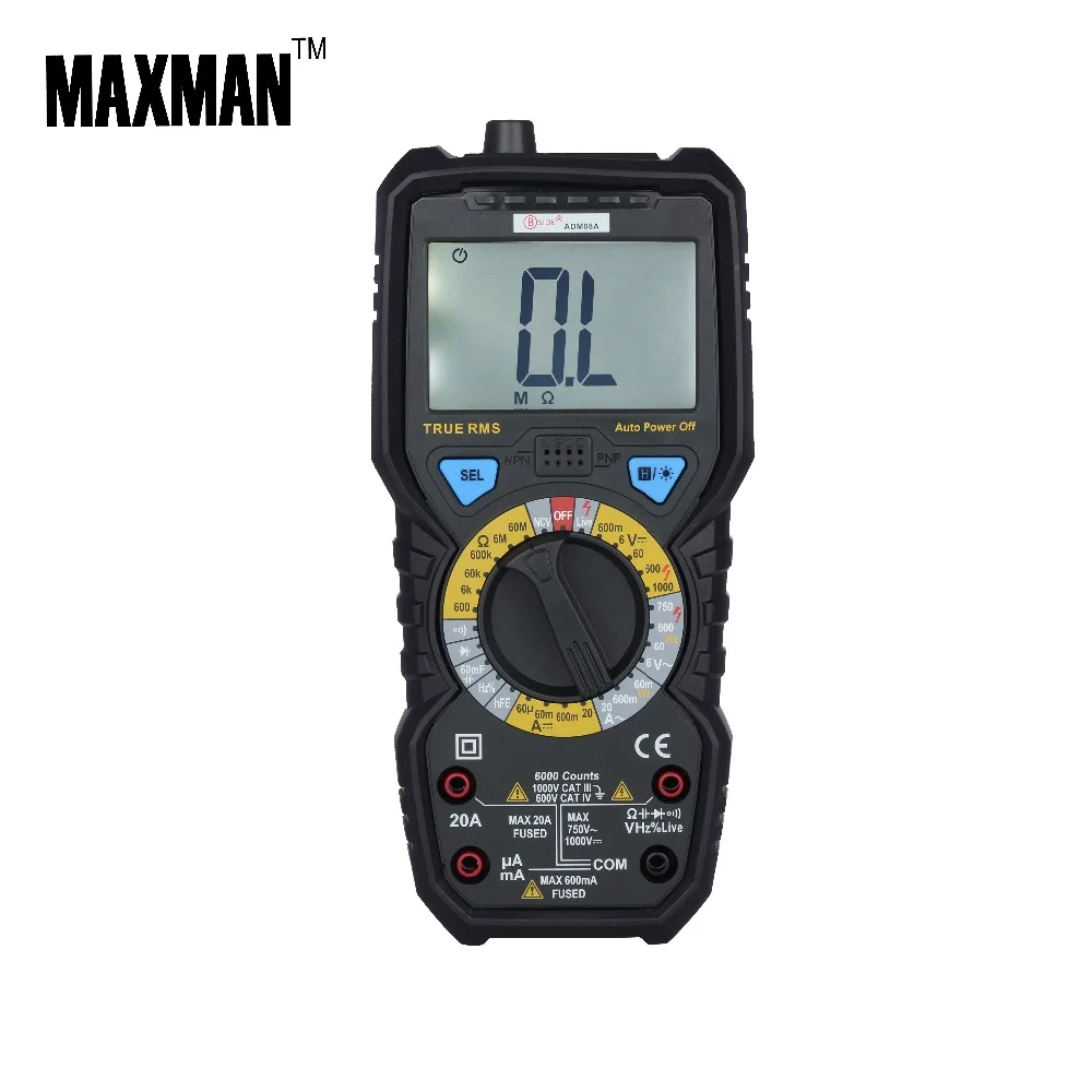 BSIDE ADM08A True RMS Value 6000 Counts Digital Multimeter Current