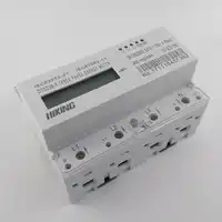 10 (100) を 3*120 ボルト/208 ボルト 60 hz 3 相 din レール Kwh ワットアワーの din レール電力量計の液晶