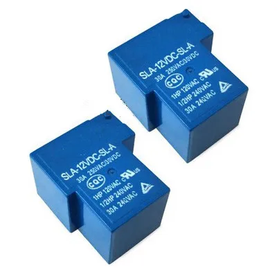 10 шт./лот SLA 12VDC SL A 12V 30A 4Pin T90 реле мощности|power relay|30a power relay12v 30a relay |