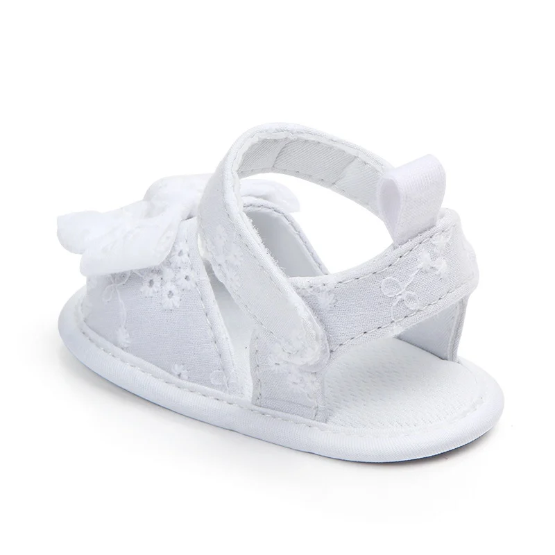 Обувь для новорожденных девочек; Летняя обувь с бантом; повседневные сандалии для маленьких девочек