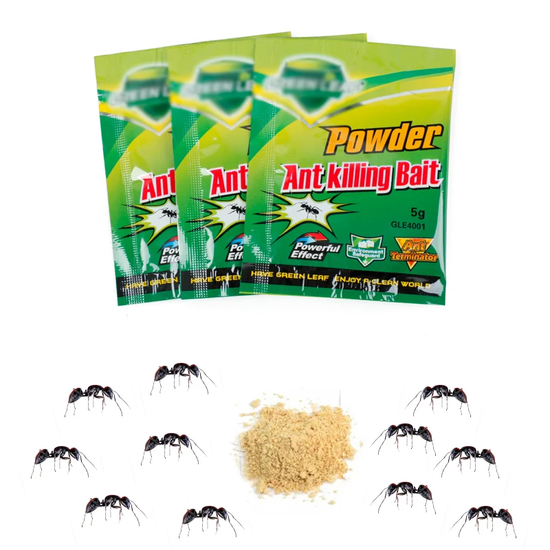 

3 Pcs Ant Baits Insecticide Drug Powder Killer Insect Net Bait Reject Catcher Pest Control Repeller Insect Repellent