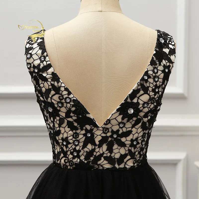 Короткие черные кружевные коктейльные платья Vestido De Noiva Бальное мини платье для