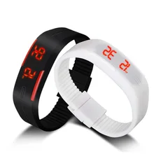 NEW Fashion Sport LED Watches Candy Color Silicone Rubber Touch Screen Digital Watches, Waterproof Bracelet Wristwatch