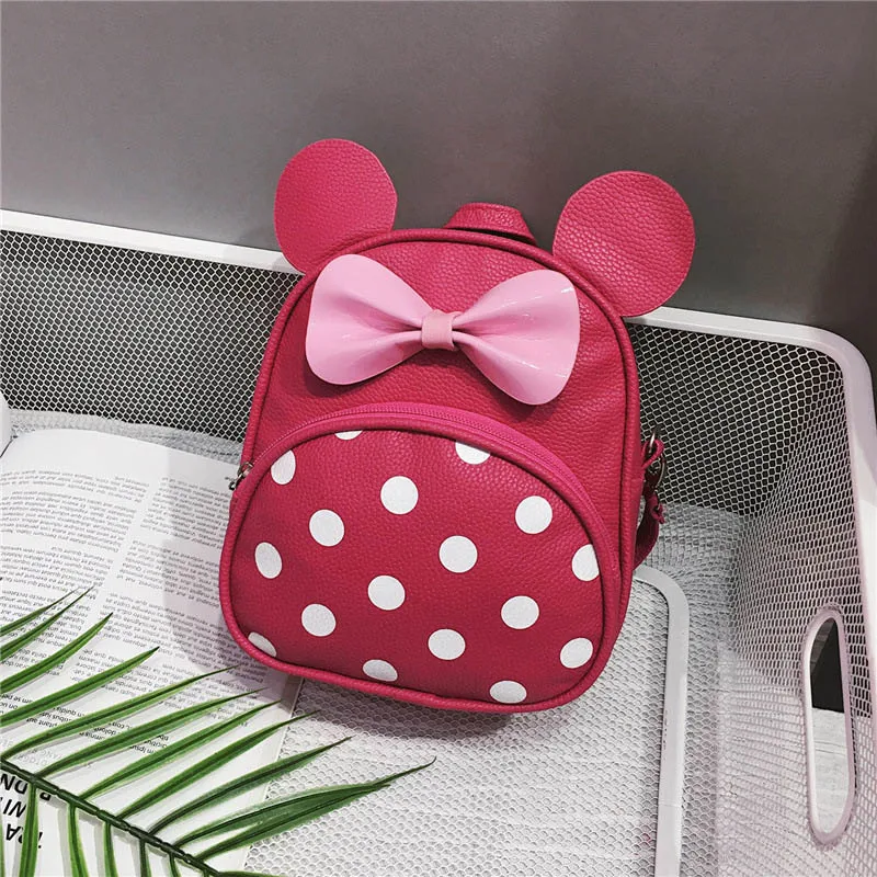 Disney рюкзак "Микки" Минни Маус, милая Минни из мультфильма Для женщин сумка женская сумка модные школьные рюкзаки для мальчиков путешествия Водонепроницаемый подарки на день рождения - Цвет: D