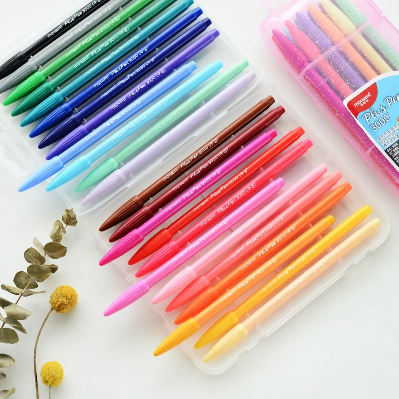 Ручки Fineliner MONAMI 0 3 мм 36 цветов супертонкий маркер водонепроницаемая аниме ручка с
