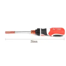 

Multi-functional Ratchet Wheel Retractable Screwdriver With Phillips And Slotted For Office / Home Use Dual Purpose Screwdriver
