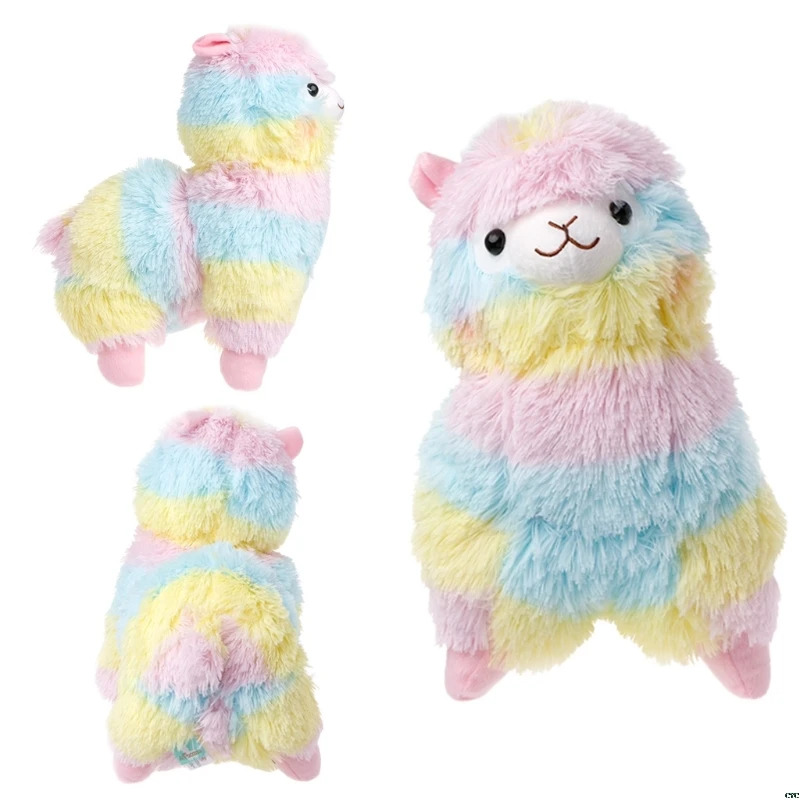 

Rainbow Amuse Alpaca Plush Toy Lama Doll Cotton Stuffed Animal Toys