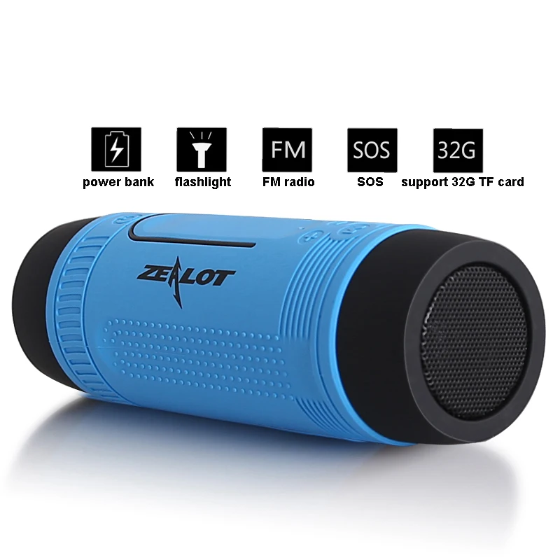 

Hot Portable Speaker Caixa de Som FM Radio Enceinte Altavoz Bluetooth Speaker Mini USB Speaker Power Bank Flashlight SOS TF Card